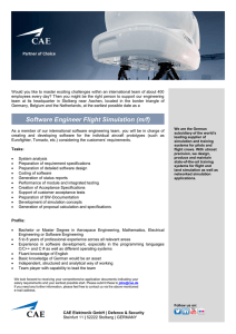 Software Engineer Flight Simulation (m/f)