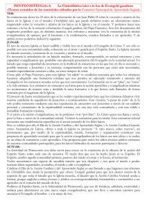 PENTECOSTÉSCiclo A La Christifideles laici a la luz de Evangelii