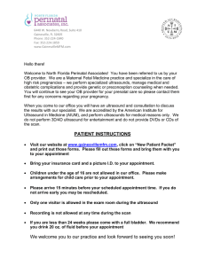 PATIENT INSTRUCTIONS We welcome you to our practice and look