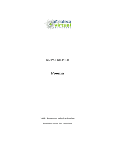 gaspar gil polo - Biblioteca Virtual Universal