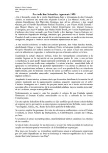 16. Pacto de San Sebastián. Agosto de 1930.