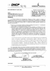 gobierno nacional - Dirección Nacional de Contrataciones Públicas