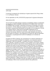 FBI Reporte Sobre Sara Cossio