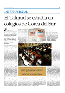 El Talmud se estudia en colegios de Corea del Sur