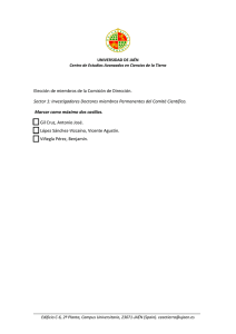 Elección de miembros de la Comisión de Dirección. Sector 1