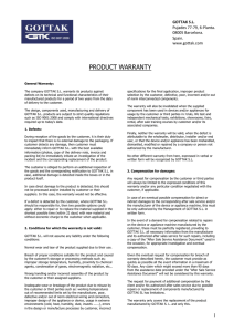 product warranty
