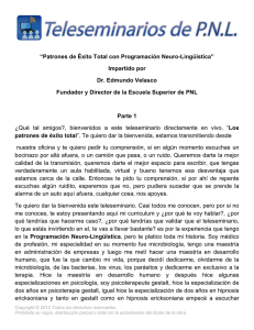“Patrones de Éxito Total con Programación Neuro