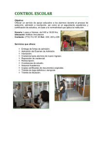 CONTROL ESCOLAR