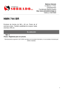 NMN 744 BR - Maderas Sobrado