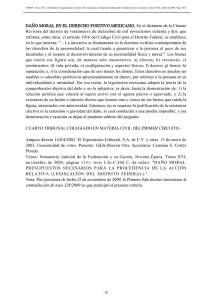 DAÑO MORAL EN EL DERECHO POSITIVO MEXICANO. En el