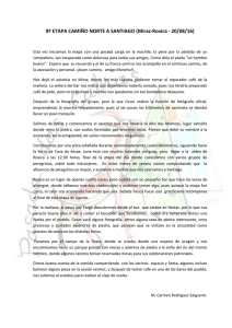 8ª ETAPA CAMIÑO NORTE A SANTIAGO (Miraz-Roxica