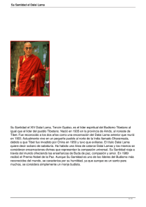 Su Santidad el Dalai Lama
