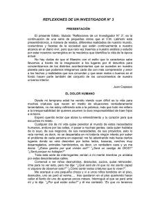 Reflexiones de un investigador 3