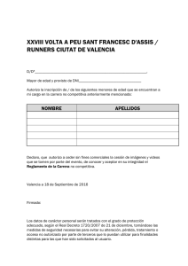 xxviii volta a peu sant francesc d`assis / runners ciutat de valencia