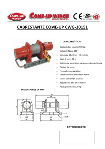 cabrestante come-up cwg-30151