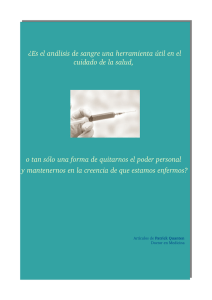 pdf – es el análisis de sangre una herramienta útil