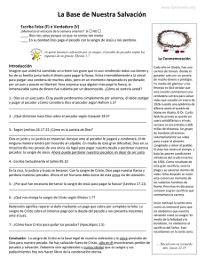 La Base de Nuestra Salvación