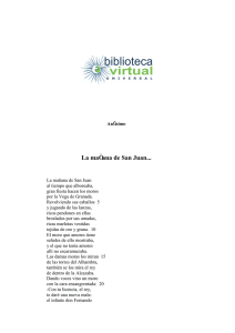 La mañana de San Juan... - Biblioteca Virtual Universal