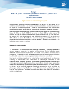 Biología 1 Unidad III. ¿Cómo se transmite y modifica la información