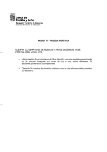 ANEXO IV- prueba practica violin