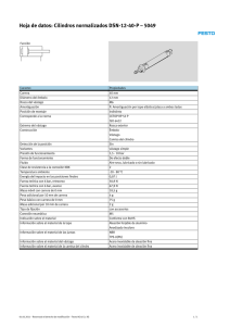 Hoja de datos: Cilindros normalizados DSN-12-40