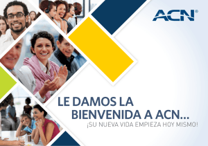 le damos la bienvenida a acn…