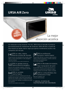 La mejor absorción acústica