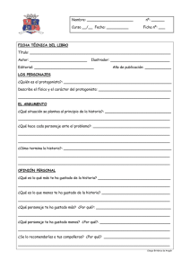 FICHA TÉCNICA DEL LIBRO Tí - Colegio Britanico de Aragón