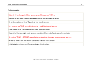 Verbos modales: