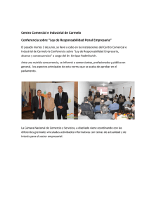 Centro Comercial e Industrial de Carmelo Conferencia sobre “Ley