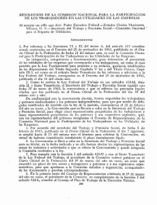 RESOLUCIÓN DE LA COMISIÓN NACIONAL PARA LA