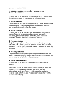 01 Rasgos de la Comunicación Publicitaria