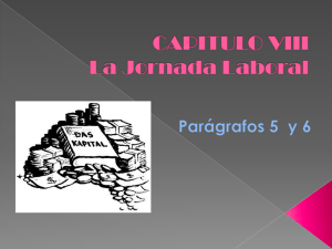 CAPITULO VIII La Jornada Laboral