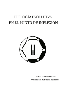 biología evolutiva en el punto de inflexión