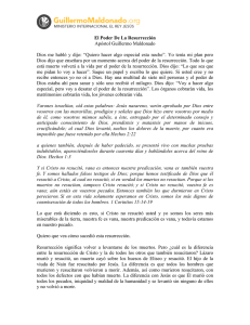 El Poder de la Resurreccion GuillermoMaldonado