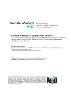 Art Revisión. Trauma craneoencefálico en niños