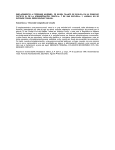 emplazamiento a personas morales. es ilegal cuando se realiza en