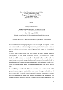 lo animal como bio‐artefactual