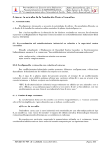 Cálculos de la Instalación Contra Incendios