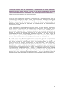 Diccionario técnico Akal de conservación y restauración de