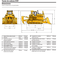Tractor D10T: Especificaciones Técnicas y Dimensiones