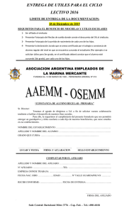 certificado de entrega de guardapolvos para primaria