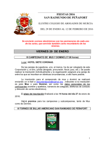 Fiestas San Raimundo Peñafort 2016