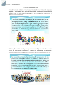 Formación Ciudadana y Cívica