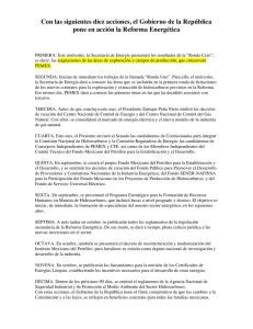 Con las siguientes diez acciones, el Gobierno de la República pone