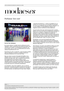 Perfumes `low cost`