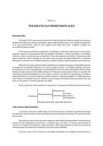 Tolerancias dimensionales