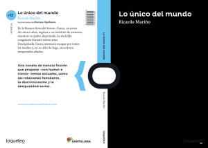 Descargar y leer primeras páginas de Lo único del mundo