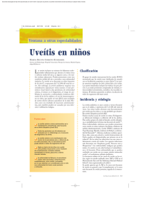 Uveítis en niños - Anales de Pediatría Continuada