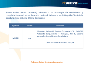 Diapositiva 1 - Banco Activo